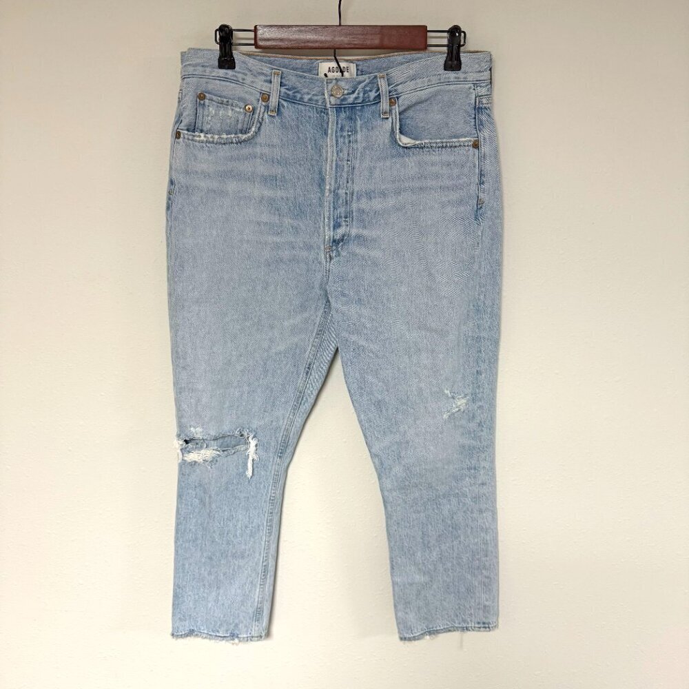 Agolde Riley Straight Jeans - Picture 4 of 10